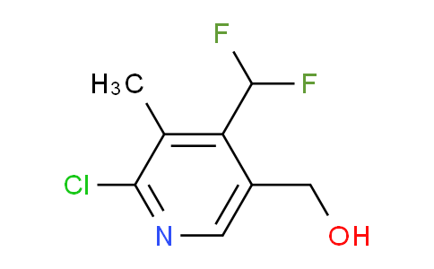 2-Chloro-4-(difluoromethyl)-3-methylpyridine-5-methanol