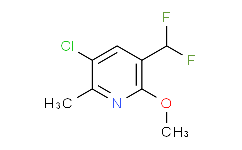 AM38293 | 1805079-32-6 | 3-Chloro-5-(difluoromethyl)-6-methoxy-2-methylpyridine