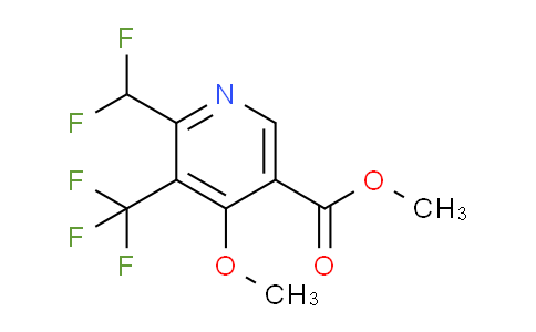 AM38303 | 1806957-69-6 | Methyl 2-(difluoromethyl)-4-methoxy-3-(trifluoromethyl)pyridine-5-carboxylate