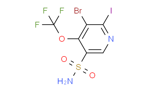 AM38335 | 1804393-89-2 | 3-Bromo-2-iodo-4-(trifluoromethoxy)pyridine-5-sulfonamide