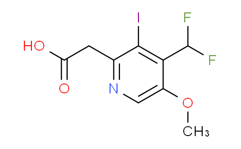 AM38341 | 1805607-13-9 | 4-(Difluoromethyl)-3-iodo-5-methoxypyridine-2-acetic acid