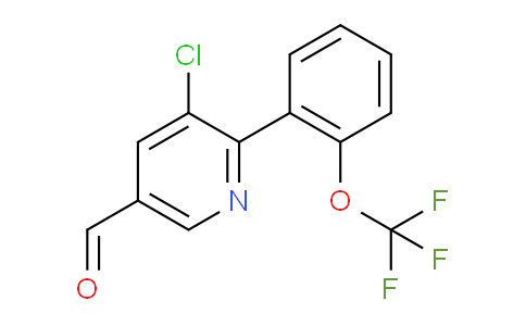 AM38347 | 1261447-46-4 | 5-Chloro-6-(2-(trifluoromethoxy)phenyl)nicotinaldehyde