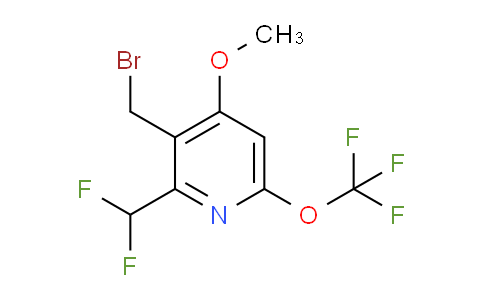 AM38348 | 1804920-51-1 | 3-(Bromomethyl)-2-(difluoromethyl)-4-methoxy-6-(trifluoromethoxy)pyridine