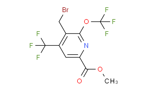 AM38350 | 1804690-54-7 | Methyl 3-(bromomethyl)-2-(trifluoromethoxy)-4-(trifluoromethyl)pyridine-6-carboxylate
