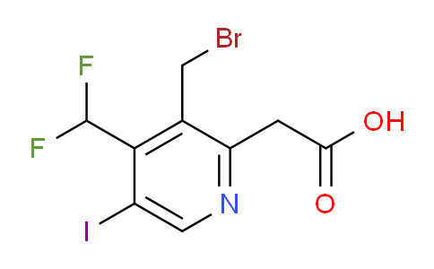 AM38351 | 1805459-37-3 | 3-(Bromomethyl)-4-(difluoromethyl)-5-iodopyridine-2-acetic acid