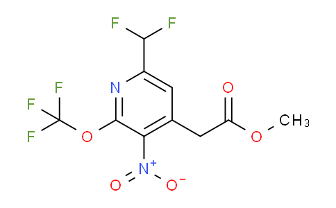 AM38361 | 1805300-07-5 | Methyl 6-(difluoromethyl)-3-nitro-2-(trifluoromethoxy)pyridine-4-acetate