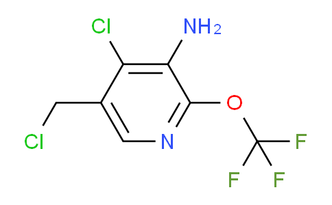 3-Amino-4-chloro-5-(chloromethyl)-2-(trifluoromethoxy)pyridine