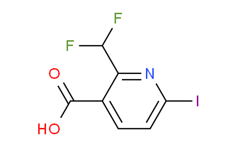 AM38368 | 1805010-10-9 | 2-(Difluoromethyl)-6-iodopyridine-3-carboxylic acid