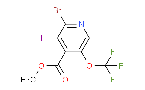 Methyl 2-bromo-3-iodo-5-(trifluoromethoxy)pyridine-4-carboxylate