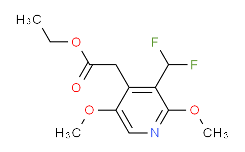 Ethyl 3-(difluoromethyl)-2,5-dimethoxypyridine-4-acetate