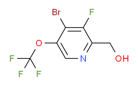 4-Bromo-3-fluoro-5-(trifluoromethoxy)pyridine-2-methanol