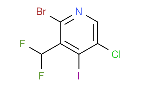2-Bromo-5-chloro-3-(difluoromethyl)-4-iodopyridine