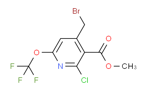 Methyl 4-(bromomethyl)-2-chloro-6-(trifluoromethoxy)pyridine-3-carboxylate