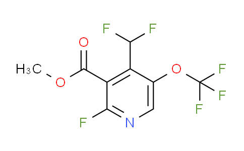 Methyl 4-(difluoromethyl)-2-fluoro-5-(trifluoromethoxy)pyridine-3-carboxylate