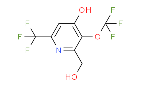 4-Hydroxy-3-(trifluoromethoxy)-6-(trifluoromethyl)pyridine-2-methanol