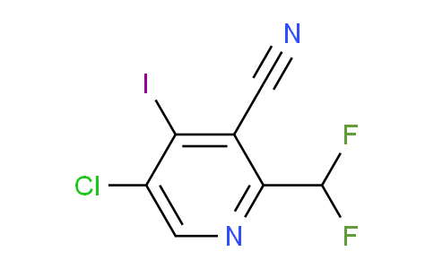 AM38411 | 1806926-23-7 | 5-Chloro-3-cyano-2-(difluoromethyl)-4-iodopyridine