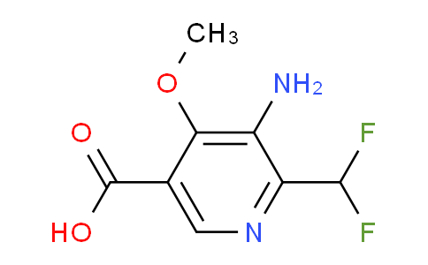 AM38446 | 1805150-41-7 | 3-Amino-2-(difluoromethyl)-4-methoxypyridine-5-carboxylic acid