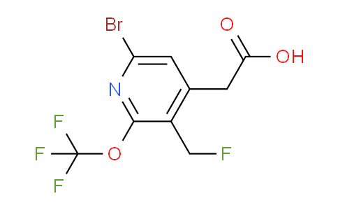 AM38453 | 1806079-78-6 | 6-Bromo-3-(fluoromethyl)-2-(trifluoromethoxy)pyridine-4-acetic acid