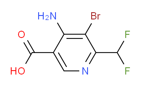 AM38459 | 1806889-64-4 | 4-Amino-3-bromo-2-(difluoromethyl)pyridine-5-carboxylic acid