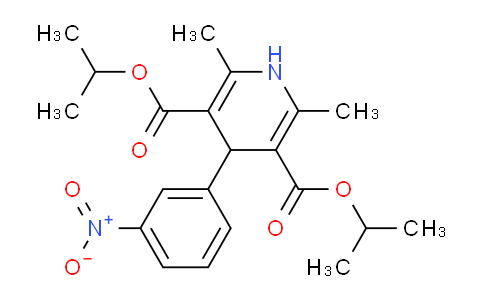 AM38465 | 21881-78-7 | Diisopropyl 2,6-dimethyl-4-(3-nitrophenyl)-1,4-dihydropyridine-3,5-dicarboxylate