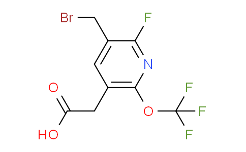 AM38467 | 1804749-26-5 | 3-(Bromomethyl)-2-fluoro-6-(trifluoromethoxy)pyridine-5-acetic acid