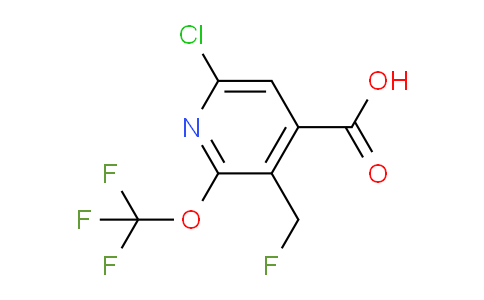 AM38476 | 1804006-32-3 | 6-Chloro-3-(fluoromethyl)-2-(trifluoromethoxy)pyridine-4-carboxylic acid