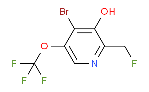 AM38488 | 1806088-35-6 | 4-Bromo-2-(fluoromethyl)-3-hydroxy-5-(trifluoromethoxy)pyridine