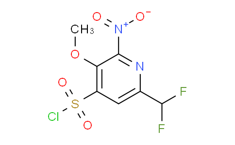 6-(Difluoromethyl)-3-methoxy-2-nitropyridine-4-sulfonyl chloride