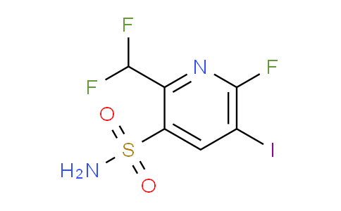 2-(Difluoromethyl)-6-fluoro-5-iodopyridine-3-sulfonamide