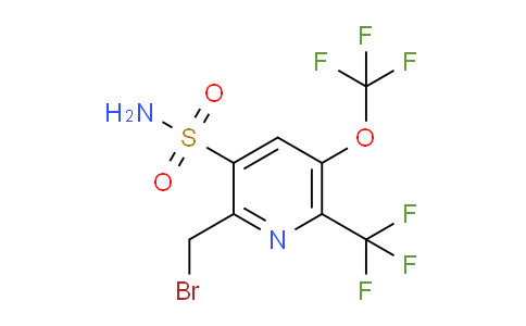 AM38510 | 1805243-08-6 | 2-(Bromomethyl)-5-(trifluoromethoxy)-6-(trifluoromethyl)pyridine-3-sulfonamide