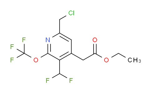 AM38514 | 1803991-22-1 | Ethyl 6-(chloromethyl)-3-(difluoromethyl)-2-(trifluoromethoxy)pyridine-4-acetate