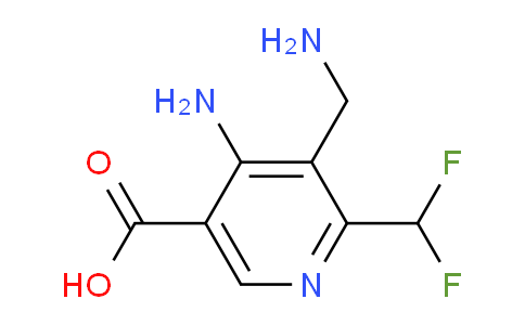 AM38517 | 1805373-42-5 | 4-Amino-3-(aminomethyl)-2-(difluoromethyl)pyridine-5-carboxylic acid