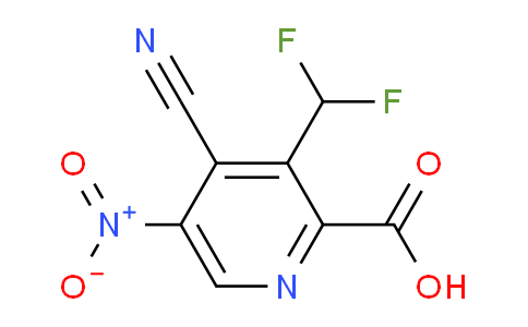 AM38520 | 1806847-54-0 | 4-Cyano-3-(difluoromethyl)-5-nitropyridine-2-carboxylic acid