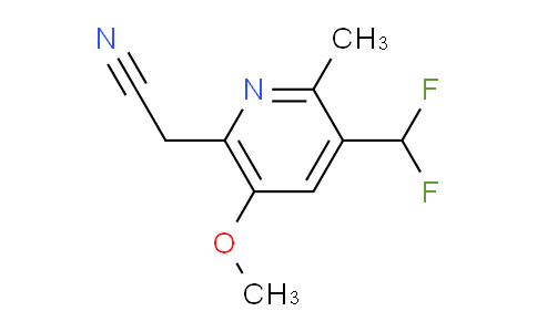 AM38522 | 1805433-41-3 | 3-(Difluoromethyl)-5-methoxy-2-methylpyridine-6-acetonitrile