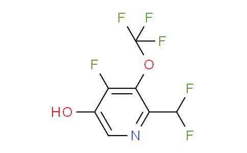 AM38558 | 1806722-89-3 | 4-Fluoro-2-(difluoromethyl)-5-hydroxy-3-(trifluoromethoxy)pyridine