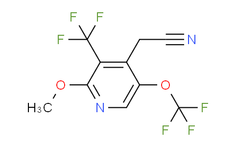AM38559 | 1806759-90-9 | 2-Methoxy-5-(trifluoromethoxy)-3-(trifluoromethyl)pyridine-4-acetonitrile