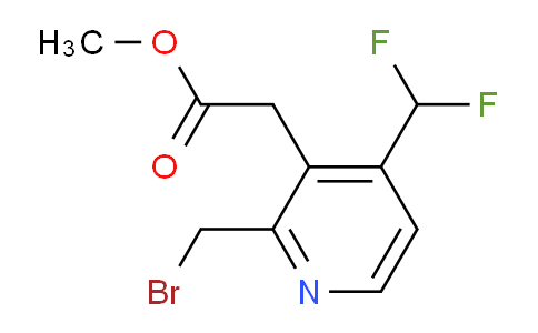 AM38569 | 1804697-67-3 | Methyl 2-(bromomethyl)-4-(difluoromethyl)pyridine-3-acetate