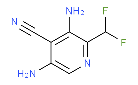 4-Cyano-3,5-diamino-2-(difluoromethyl)pyridine