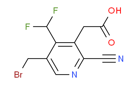 AM38586 | 1805289-58-0 | 5-(Bromomethyl)-2-cyano-4-(difluoromethyl)pyridine-3-acetic acid