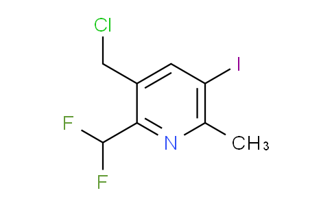 AM38589 | 1806018-68-7 | 3-(Chloromethyl)-2-(difluoromethyl)-5-iodo-6-methylpyridine
