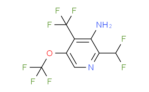 AM38605 | 1803476-28-9 | 3-Amino-2-(difluoromethyl)-5-(trifluoromethoxy)-4-(trifluoromethyl)pyridine