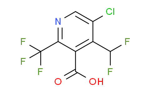 AM38614 | 1806845-88-4 | 5-Chloro-4-(difluoromethyl)-2-(trifluoromethyl)pyridine-3-carboxylic acid