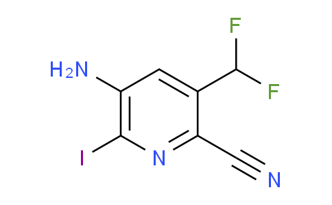 AM38616 | 1805335-00-5 | 5-Amino-2-cyano-3-(difluoromethyl)-6-iodopyridine