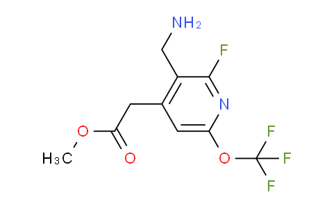AM38631 | 1806007-95-3 | Methyl 3-(aminomethyl)-2-fluoro-6-(trifluoromethoxy)pyridine-4-acetate