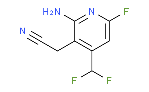 2-Amino-4-(difluoromethyl)-6-fluoropyridine-3-acetonitrile