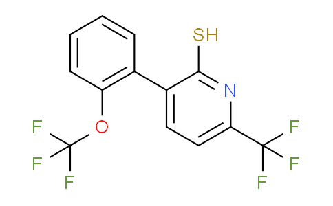 AM38644 | 1261857-56-0 | 2-Mercapto-3-(2-(trifluoromethoxy)phenyl)-6-(trifluoromethyl)pyridine