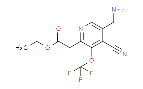 AM38645 | 1804675-55-5 | Ethyl 5-(aminomethyl)-4-cyano-3-(trifluoromethoxy)pyridine-2-acetate