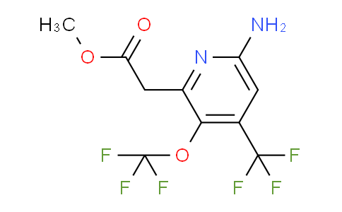 AM38647 | 1804026-31-0 | Methyl 6-amino-3-(trifluoromethoxy)-4-(trifluoromethyl)pyridine-2-acetate