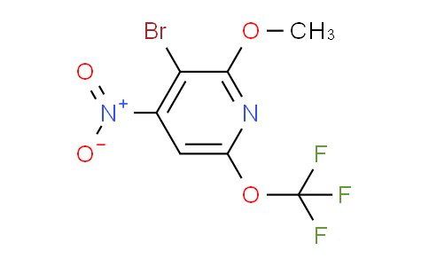 3-Bromo-2-methoxy-4-nitro-6-(trifluoromethoxy)pyridine