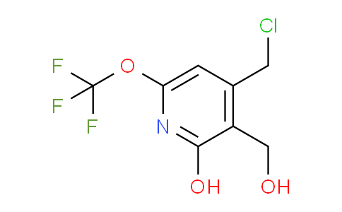 4-(Chloromethyl)-2-hydroxy-6-(trifluoromethoxy)pyridine-3-methanol